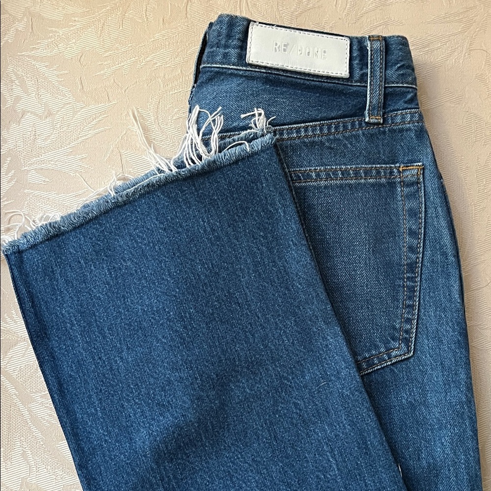 Re/Done Trendy 90s High Rise Loose Jeans (Size: 26)